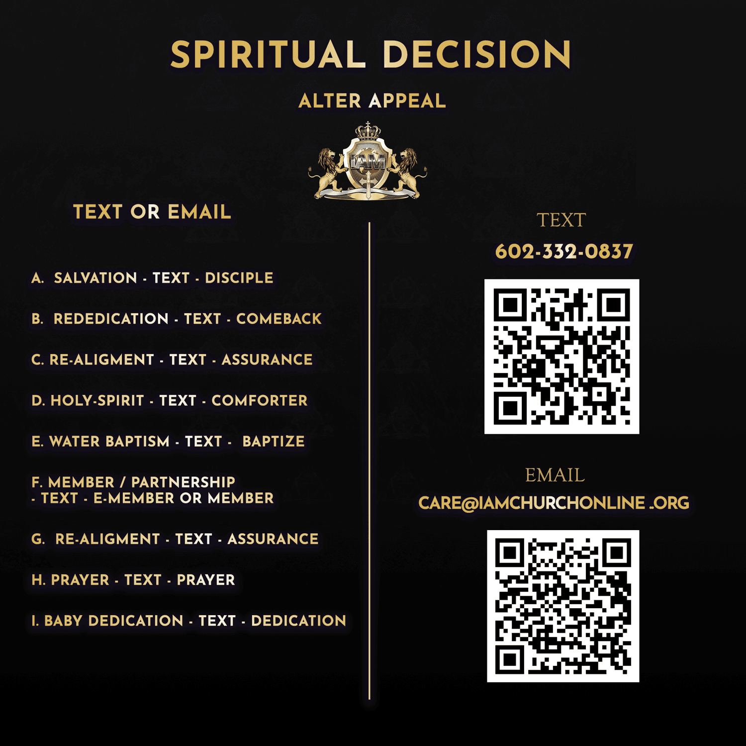 Spiritual Decision