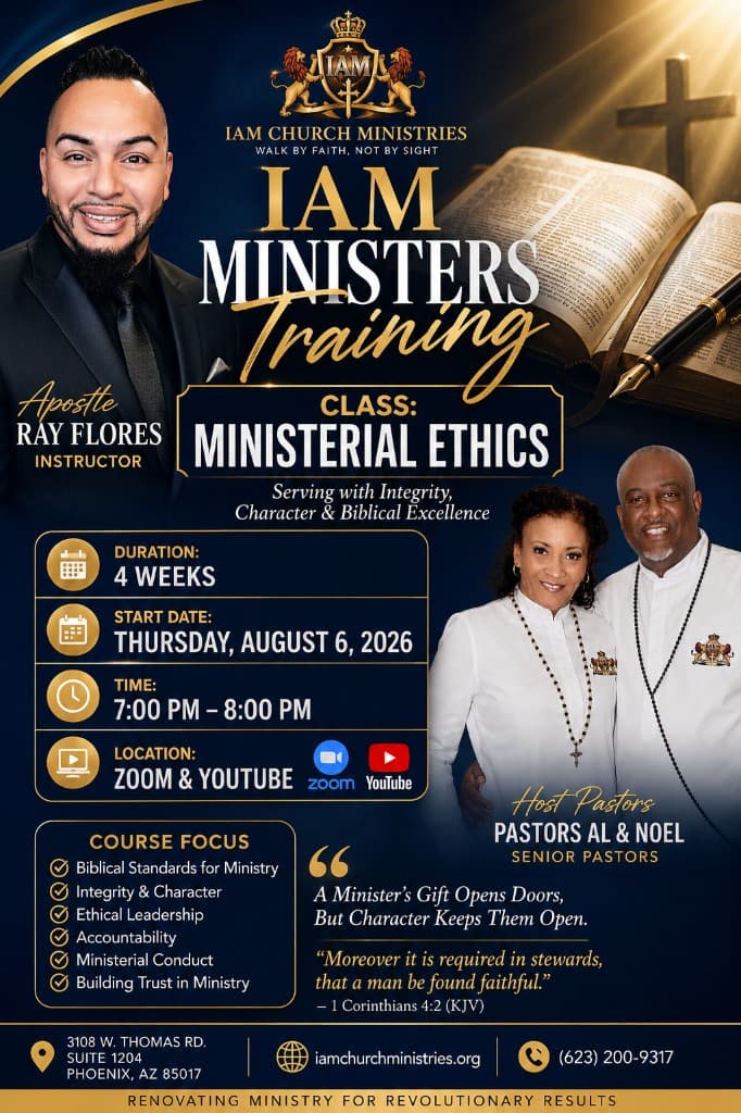 IAM Ministers Training — Ministerial Ethics