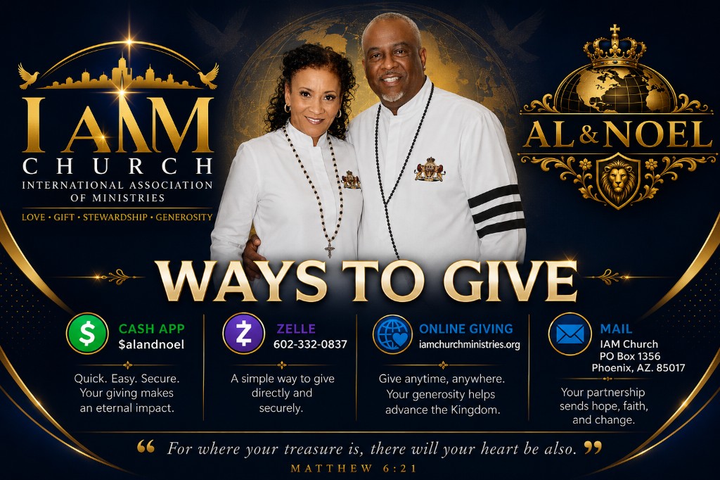 Ways to give to Pastors Al & Noel — Cash App, Zelle, Online Giving, and mail